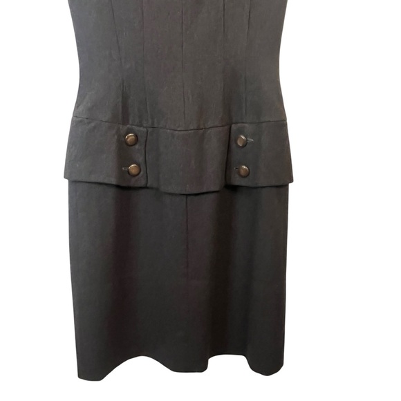 Irene Saltern 1950’s VTG Hollywood Designer Chic Brown Button Down Dress SZ S - Picture 11 of 15